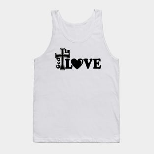 Christian Design God Is Love Tank Top